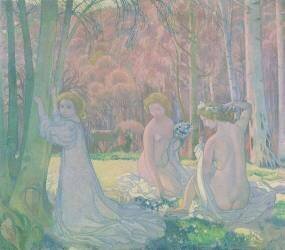 Figures dans un Paysage Printanier (Maurice Denis) - Muzeo.com