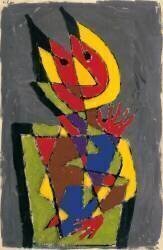 Figurine du diable coloré (Paul Klee) - Muzeo.com