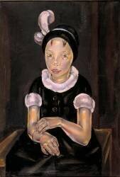 fillette en noir et rose (Maria Blanchard) - Muzeo.com