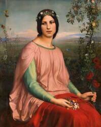 Fleurs des Champs (Louis Janmot) - Muzeo.com