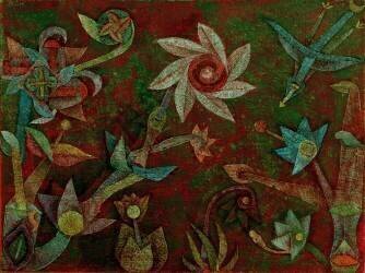 Fleurs en spirale (Paul Klee) - Muzeo.com