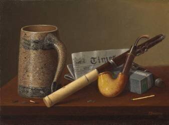 Flûte et Times (William Michael Harnett) - Muzeo.com