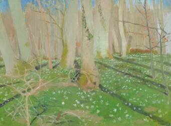 Forêt avec anémonies (Maurice Denis) - Muzeo.com