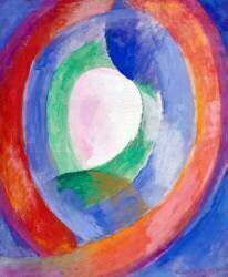 Formes Circulaires, Lune n°1 (Robert Delaunay) - Muzeo.com