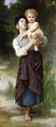 Frère et sœur (William Bouguereau) - Muzeo.com