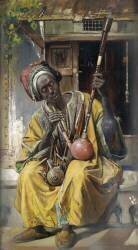 Fumeur de pipe à eau (Gyula Tornai) - Muzeo.com