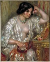 Gabrielle avec des bijoux : Gabrielle Renard (Auguste Renoir) - Muzeo.com