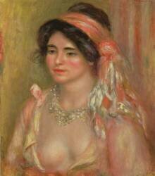 Gabrielle en coiffe algérienne (Auguste Renoir) - Muzeo.com