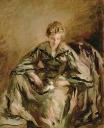 Fille avec chat (Philip Wilson Steer) - Muzeo.com