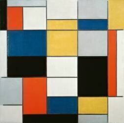 Grande Composition (Piet Mondrian) - Muzeo.com