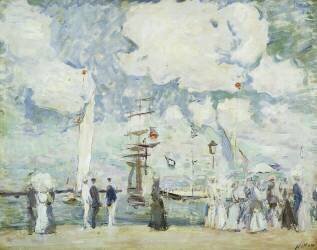 Entrée du port de Deauville (Paul César Helleu) - Muzeo.com