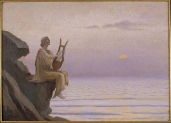 Harmonie du soir sur la mer (Alphonse Osbert) - Muzeo.com