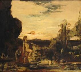 Hercule et l'Hydre de Lerne (Gustave Moreau) - Muzeo.com