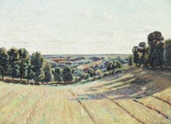 Hilly Landscape in La Creuse (Armand Guillaumin) - Muzeo.com