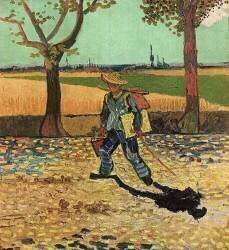 Homme avec un sac à dos (Vincent van Gogh) - Muzeo.com