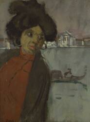Inez on the Zattere (Walter Richard Sickert) - Muzeo.com