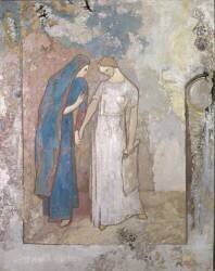 Initiation à l'étude de deux jeunes femmes (Odilon Redon) - Muzeo.com