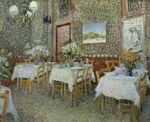 Intérieur de restaurant, juin-juillet 1887. (Vincent van Gogh) - Muzeo.com