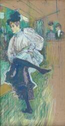Jane Avril dansant (Henri de Toulouse-Lautrec) - Muzeo.com