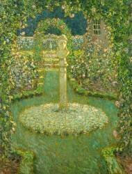 Jardin au clair de lune (Henri Le Sidaner) - Muzeo.com