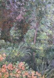 Jardin à Giverny (Blanche Hoschedé) - Muzeo.com