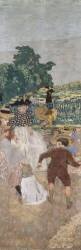 Jardins publics : la conversation (Edouard Vuillard) - Muzeo.com