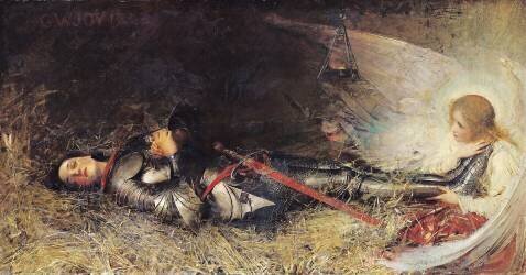 Jeanne d'Arc endormie (George William Joy) - Muzeo.com