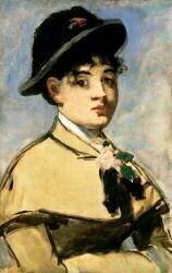 Jeune femme à la pélerine (Edouard Manet) - Muzeo.com