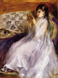 Jeune femme en train de lire (Auguste Renoir) - Muzeo.com
