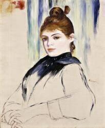 Jeune Fille au Chignon (Auguste Renoir) - Muzeo.com