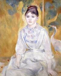 Jeune fille avec un cygne (Auguste Renoir) - Muzeo.com