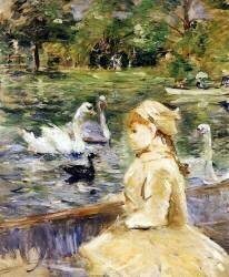 Jeune Fille navigueant (Berthe Morisot) - Muzeo.com