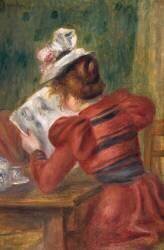 Jeune fille qui lit (Auguste Renoir) - Muzeo.com