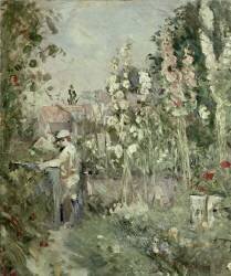 Jeune Garçon dans les Roses Trémières (Berthe Morisot) - Muzeo.com