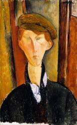 Jeune homme avec une casquette (Amedeo Modigliani) - Muzeo.com