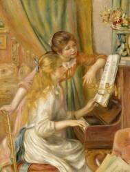 Jeunes filles au piano (Auguste Renoir) - Muzeo.com