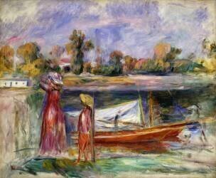 Jeunes filles à Argenteuil (Auguste Renoir) - Muzeo.com