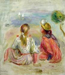 Jeunes filles sur la plage (Auguste Renoir) - Muzeo.com