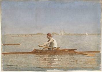 John Biglin dans un Skiff (Thomas Eakins) - Muzeo.com