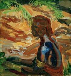 Kikuyu au bord de la rivière (Akseli Gallen-Kallela) - Muzeo.com