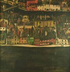 Krumau, la petite ville (Egon Schiele) - Muzeo.com