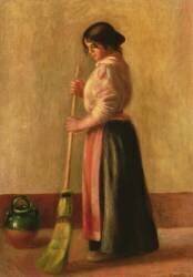 La balayeuse (Auguste Renoir) - Muzeo.com