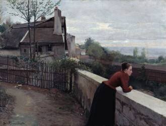 La banlieue (Santiago Rusiñol) - Muzeo.com