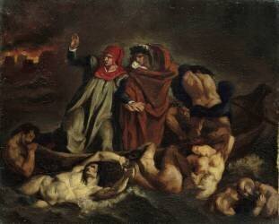 La Barque de Dante (Edouard Manet) - Muzeo.com