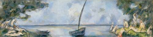 La barque et les baigneurs (Paul Cézanne) - Muzeo.com