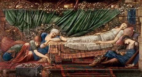 La Belle au bois dormant (Edward Burne-Jones) - Muzeo.com