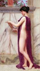 La Boîte à Bijoux (Un Cadeau Précieux) (John William Godward) - Muzeo.com