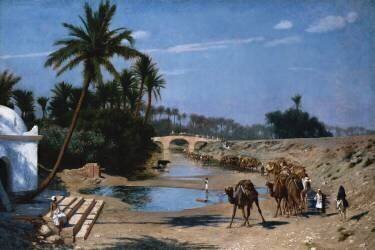 La caravane (Jean-Léon Gérôme) - Muzeo.com