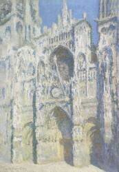 La cathédrale de Rouen. Le portail et la tour Saint-Romain, plein soleil (Claude Monet) - Muzeo.com