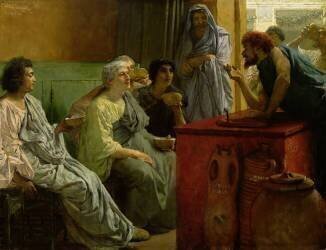 La Cave à Vins (Lawrence Alma-Tadema) - Muzeo.com